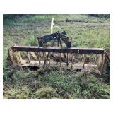 Equipment/farm implement, believed to be a landscape brush rake/scraper, see pictures for details.
