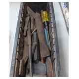 Assorted chisels, and punches. See pictures or details.