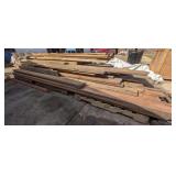 Large assortment of lumber, includes 2 x 6, 2 x 8, 2 x 10, and more. See pictures for details.