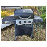 Backyard Grill propane grill with side burner, working condition unknown. See pictures for details.