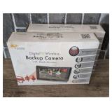 Yada digital wireless backup camera with dash monitor, set of two, both come in original boxes, cardboard bin is not included, see pictures for details.
