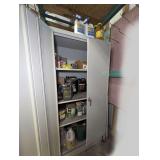 Tennsco Metal Storage Cabinet and Contents