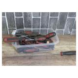 Assorted Screwdrivers, Nut Drivers, and More Including Mac Tools, Snap-On, and Craftsman