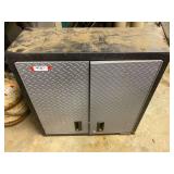 D4-Double door metal storage cabinet, see pictures for details.