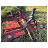 Track… Big Bee bush hog with 84” deck, there is rust holes behind and on the side of the gearbox, and on one side of the deck,see pictures for details.