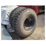 37 x 12.50 16.5 LT Goodyear military tires, set of two, see pictures for details.