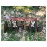 Single-gang tow-behind disc harrow (or disc plow) , see pictures for details.