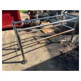 Shopping cart corral, approximately 6 foot long, see pictures for details.