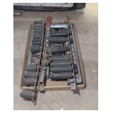 Socket assortment, believed to be for mostly impact wrenches, see pictures or details.