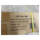 SMART WORLD LED AREA LIGHT. MODEL NUMBER USA – JLSTL – 240W – SP57LDDM. 122-277 vac
