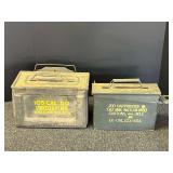D2 – Ammo boxes, 200 cartridge 7.6 2 MM, and 105 50 caliber box. See pictures for details.
