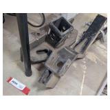 Receiver hitch, Reese sleeve reducer, also includes a Reese receiver/drop position ball mount hitch. See pictures for details.
