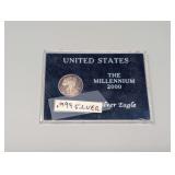 2000 UNITED STATES THE MILLENNIUM 2000 SILVER EAGLE COIN