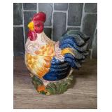 Alco Industries Inc Ceramic Rooster Figurine Cookie Jar