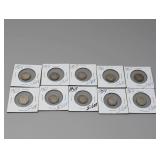 1964 AND EARLIER SILVER DIME COINS