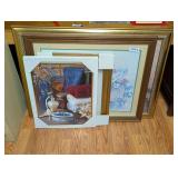 Framed Floral and Still Life Art Prints Including Barbara Mock and Ava Freeman