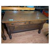 Antique Quarter Sawn Oak Multi Drawer Cabinet with Dovetail Joinery