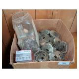 Assorted Box of Coiled Framing Nails and Fasteners