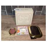 Assorted Photo Frames including Solid Brass and ABC Distributing Sleek Metal & Glass Frames