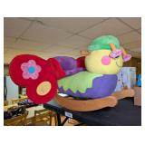 Plush Butterfly Rocker with Toddler Seat