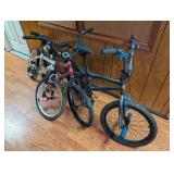 Lot of Three Youth BMX Bicycles including Thruster, Huffy, and Kent Brands
