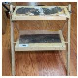 Slimstep by Powermaster Folding Two-Step Metal Stool with Carry Handle