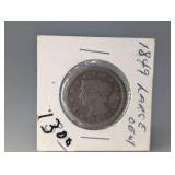 1849 LARGE CENT COIN