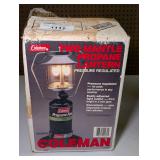 Coleman Two Mantle Propane Pressure Regulated Lantern Model 5152B700 in Original Box