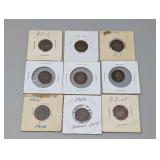 1887 THROUGH 1907 INDIAN HEAD PENNY COINS