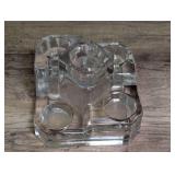 PartyLite Multi-Tier Clear Glass Votive and Tealight Candle Holder
