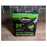 Slime Extra Strong Self-Sealing Bicycle Inner Tube 24 Inch x 1.75 - 2.125 with Schrader Valve