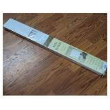 Mainstays Light Filtering Vinyl Mini Blinds, White, 34 Inches by 64 Inches