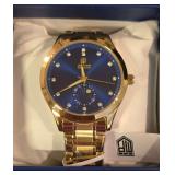 NEW - Gold-Tone Montres Prestige Men