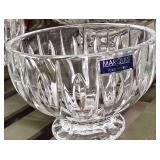 Vintage Marquis by Waterford Sheridan Collection 4" Clear Footed Crystal Open Sugar Bowl