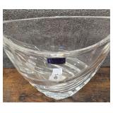 Marquis by Waterford "Zephyr" 8-inch Crystal Bowl With a Distinctive Swirl Pattern. In Original Box