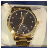 NEW - Montres Prestige Gold-Tone Quartz Men