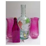 Casafina Portugal Hand Painted Glass Beverage Dispenser and More