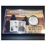 1896-P "BUTCH CASSIDY AND THE SUNDANCE KID" MORGAN SILVER DOLLAR