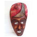 Carved Wooden Tribal Wall Mask