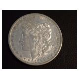 1891-S MORGAN SILVER DOLLAR W/ GOV MINT C.O.A.