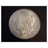1881-O MORGAN SILVER DOLLAR W/GOV MINT C.O.A.