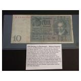1929 GERMANY 10 REICHSMARK NOTE