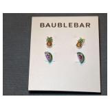 BaubleBar Tropics Set Pineapple and Watermelon Stud Earrings