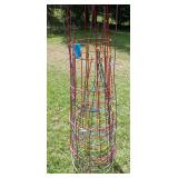 COLORFUL 42" TOMATO CAGES