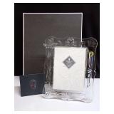 Waterford Crystal Wedding Collection Picture Frame in Original Box with Booklet