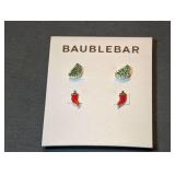 BaubleBar Hot Take Set Pierced Earrings Chili Pepper and Lime Slice