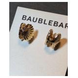 BaubleBar Gold-Tone Clam Shell Earrings