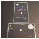 (2) 1/4 GRAINS OF GOLD BULLION