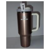 Stanley Quencher H2.O FlowState Vacuum Insulated Tumbler 40oz Brown Metallic Finish