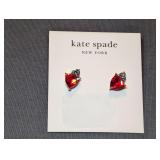 Kate Spade New York Shine Me Up Red Multi Crystal Stud Earrings